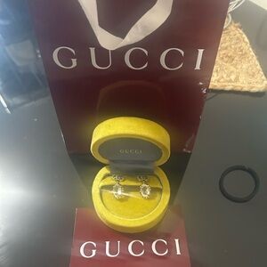 GG Marmont crystal earrings